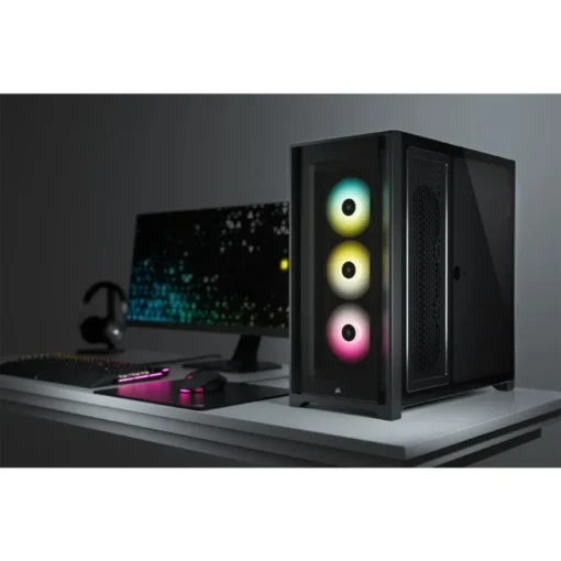 Corsair Case iCUE 5000X RGB TG Mid Tower BLACK - Image 2