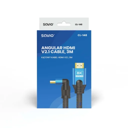 Savio HDMI кабел CL-148 v2.1 SAVIO - Image 4