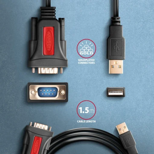 AXAGON ADS-1PSN Adapter Prolific USB2.0 > RS-232 seri - Image 5