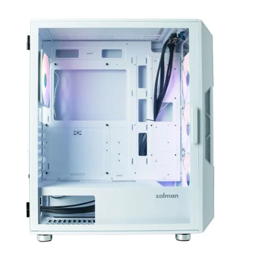 Zalman Компютър case I3 Neo ATX Mid Tower RGB 4xfan, white - Image 4