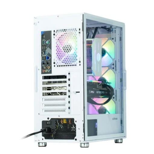 Zalman Компютър case I3 Neo ATX Mid Tower RGB 4xfan, white - Image 5