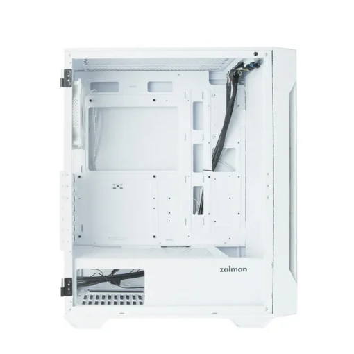 Zalman кутия за компютър I3 Neo TG White Mid Tower RGB fan x4, white - Image 2