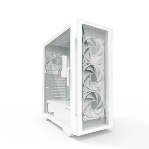 Zalman кутия за компютър I3 Neo TG White Mid Tower RGB fan x4, white - Image 3