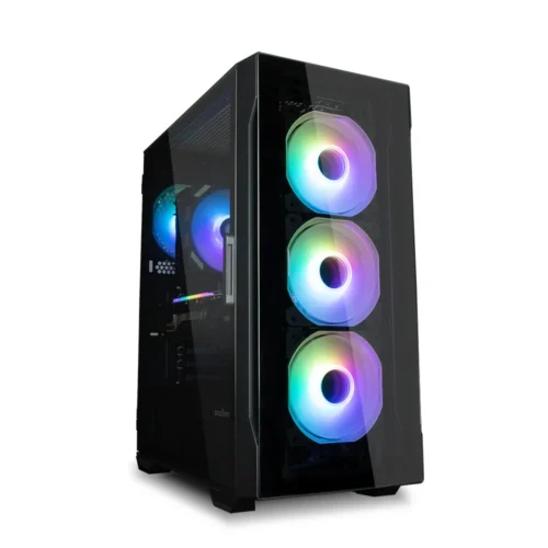 Zalman кутия за компютър I3 Neo TG Mid Tower RGB fan x4 черен