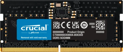 Crucial памет за лаптоп DDR5 SODIMM 8GB/5600 CL46 (16Gbit)