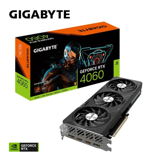 Gigabyte видео карта GeForce RTX 4060 GAMING OC 8G GDDR6 128bit 2DP/2HDMI