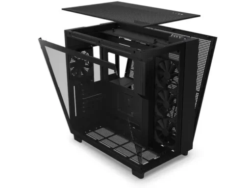 NZXT кутия за компютър H9 Flow with window black - Image 5