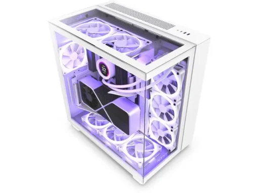 NZXT кутия за компютър H9 Elite with window white