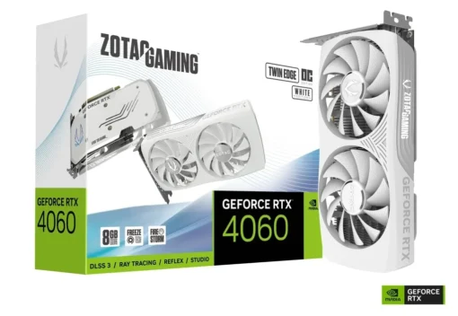 ZOTAC видео карта GeForce RTX 4060 Twin Edge OC 8GB GDDR6 128bit white - Image 2