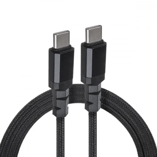 Maclean 2x USB-C 100W 2m кабел PD черен Maclean MCE492