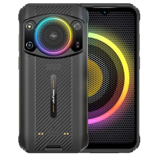 ULEFONE Smartphone Armor 21 6.58 inches 8/256GB IP68/IP69K 9600 mAh DualSIM speaker RGB black