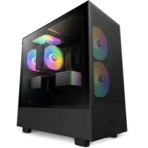 NZXT кутия за компютър H5 Flow RGB with window black