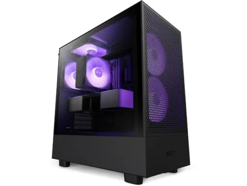 NZXT кутия за компютър H5 Flow RGB with window black - Image 4