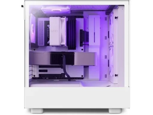 NZXT кутия за компютър H5 Flow RGB with window white - Image 5