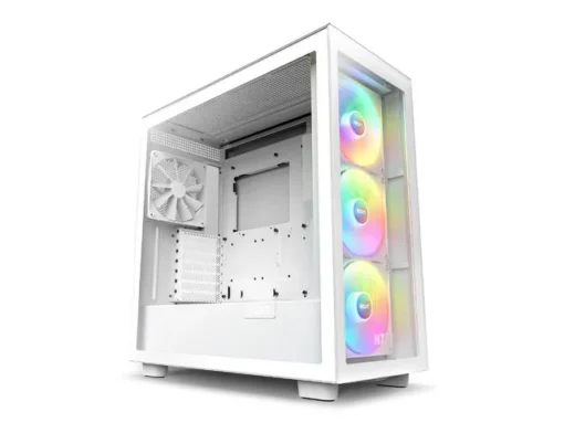 NZXT кутия за компютър H7 Elite RGB with window white