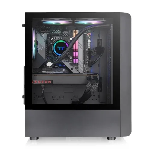 Thermaltake S200 Tempered Glass ARGB Black ARGBx3 - Image 3