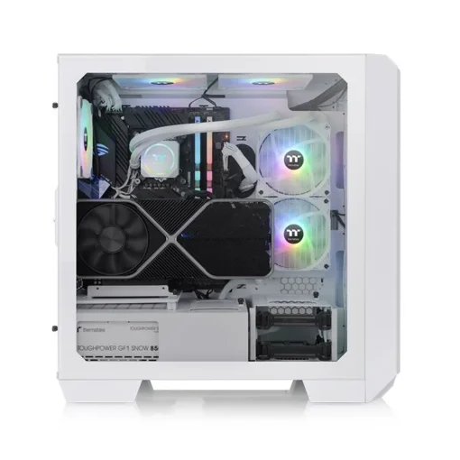 Thermaltake View 300 MX ARGB Tempered Glass - Snow - Image 4