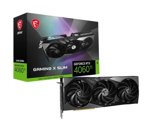 MSI видео карта GeForce RTX 4060 Ti Gaming X Slim 16G GDDR6 128bit