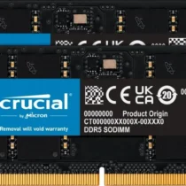 Crucial памет за лаптоп DDR5 SODIMM 64GB(2*32)/4800 CL46 (16Gbit)