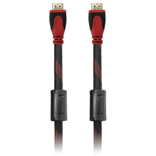 кабели за компютри Кабел DeTech HDMI - HDMI M/M, 3m, С оплетка и ферит -18019 - Image 2