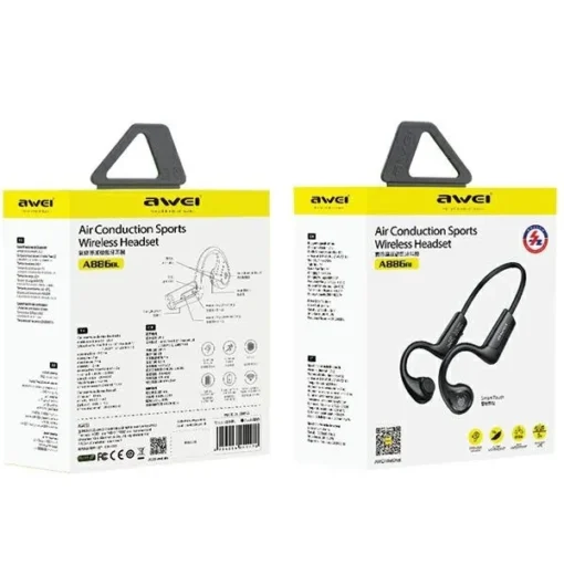 AWEI Bluetooth Headphones Air Conduction A886BL - Image 2