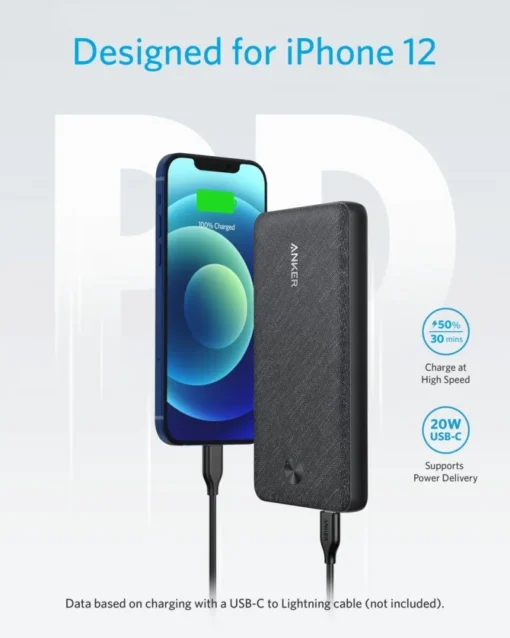 Anker Powerbank PowerCore III Sense 20 000 mAh - Image 2