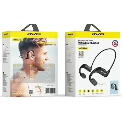 AWEI Bluetooth Headphones Air Conduction A897BL - Image 2