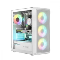 Logic Concept Компютър cases PORTOS ARGB MIDI White