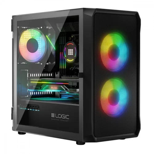 Logic Concept Компютър case PORTOS ARGB MINI черен
