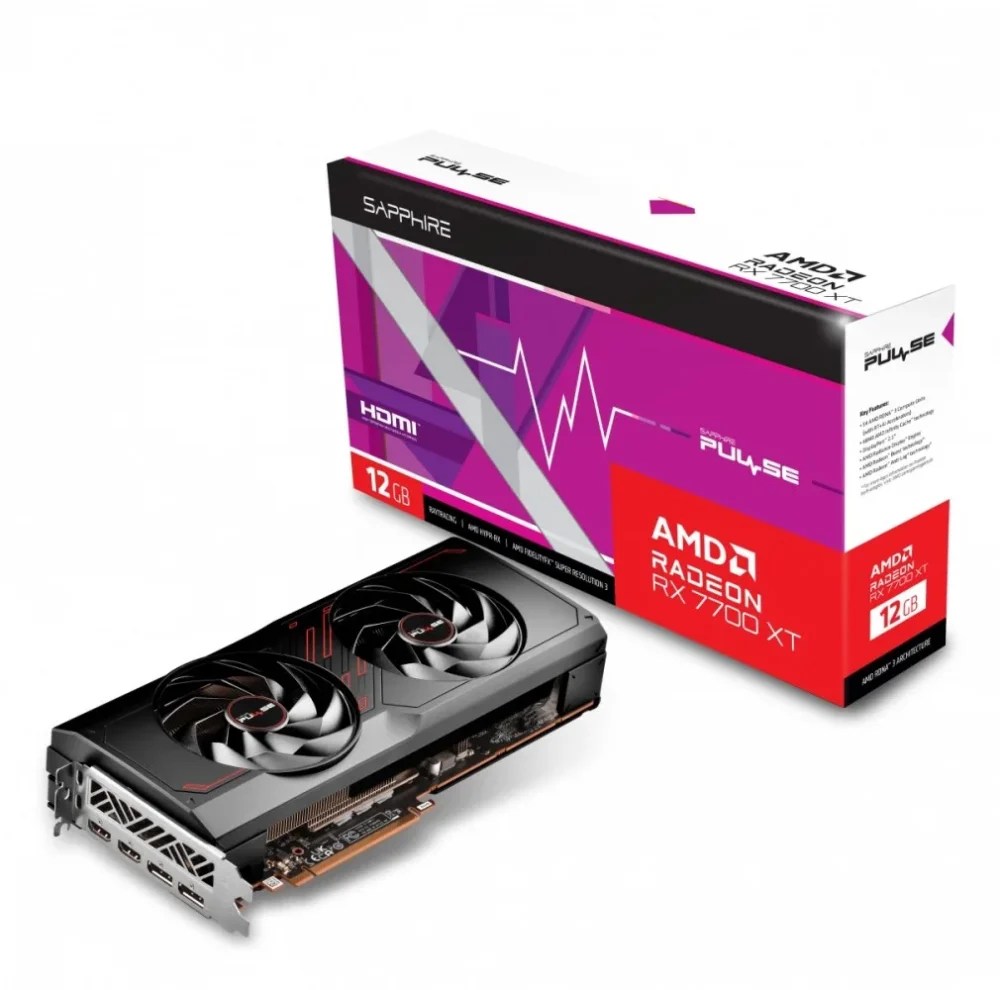 Sapphire Technology видео карта Radeon RX 7700 XT Gaming 12G GDDR6 192bit 2DP/2HDMI