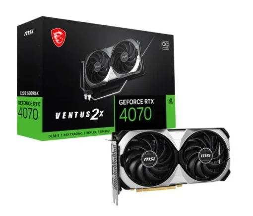 MSI видео карта GeForce RTX 4070 VENTUS 2X E 12GB OC GDDRX6 192bit 3DP