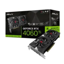 PNY видео карта GeForce RTX4060Ti 16GB XLR8 VERTO OC DUAL FAN