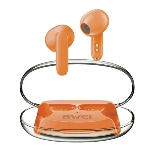 AWEI Bluetooth слушалки 5.3 T85 ENC TWS orange