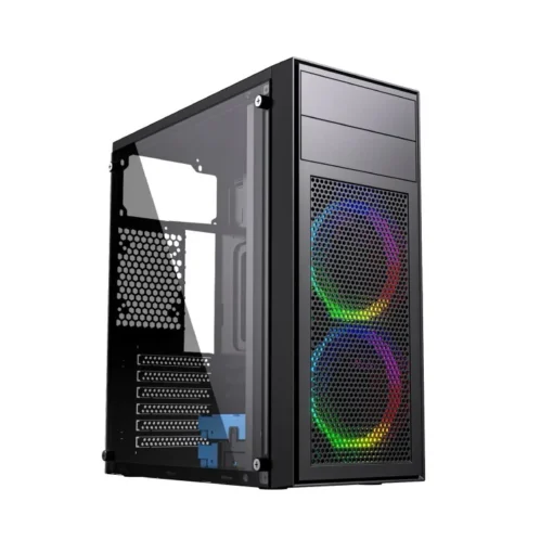 Gembird Compoter Case Midi Towe Fornax M100RGB ATX blac