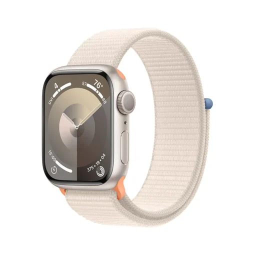 Apple Watch Series 9 GPS 45mm Starlight Aluminium Case with Starlight Sport Loop