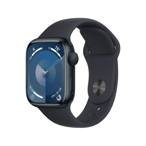 Apple Watch Series 9 GPS 45mm Midnight Aluminium Case with Midnight Sport Band - S/M