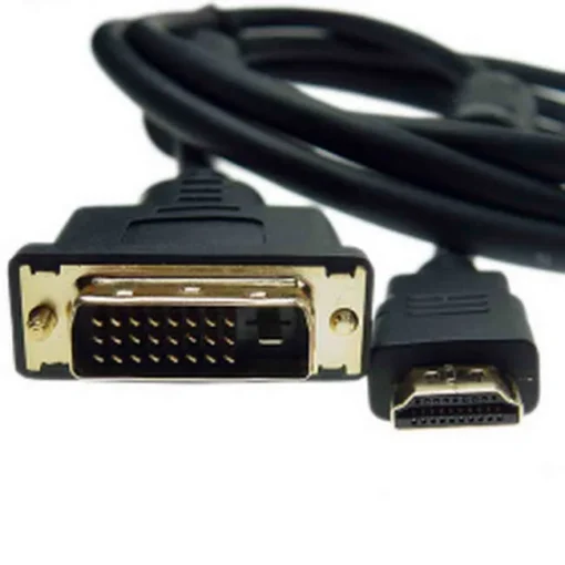 кабели за компютри Кабел DeTech HDMI - DVI, 10m, Ферит, Черен, HQ - 18192 - Image 3