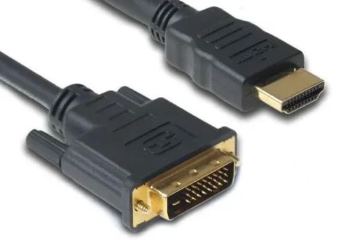 кабели за компютри Кабел DeTech HDMI - DVI, 10m, Ферит, Черен, HQ - 18192 - Image 2