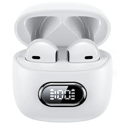 USAMS Bluetooth headphones 5.3 TWS IA II LED white - Image 3