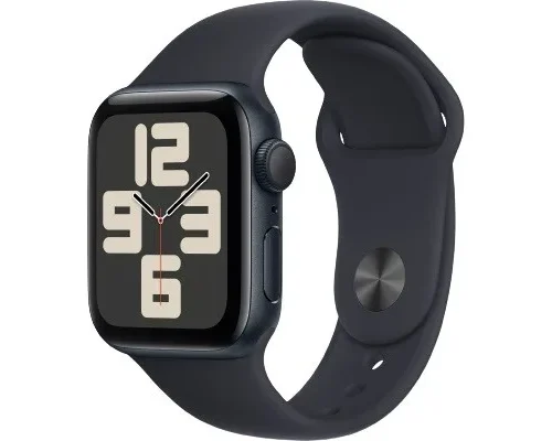 Apple Watch SE GPS 40mm Midnight Aluminium Case with Midnight Sport Band - M/L