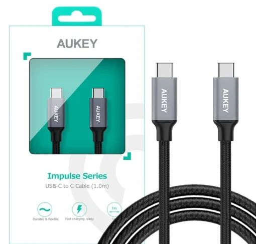 AUKEY AUKEY CB-CD5 Ultrafast Braided uick Charge USB