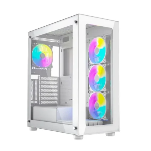 Gembird кутия за компютър Midi Tower Fornax X450MAX ATX бял