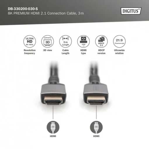 Digitus Connection Cable DB-330200-030-S - Image 3