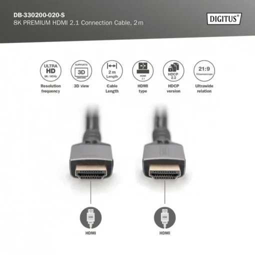 Digitus Connection Cable DB-330200-020-S - Image 3