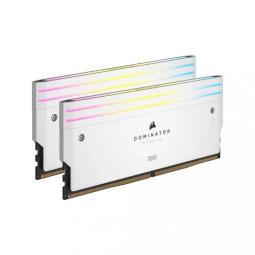 Corsair памет DDR5 Dominator Titanium RGB 64GB/6600(2*32GB) CL32 Intel XMP white - Image 5