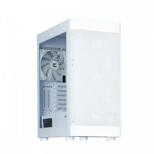 Zalman I4 TG ATX Mid Tower 4 fans RGB White - Image 4