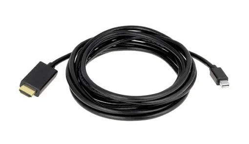 кабели за компютри Кабел DeTech Mini DP - HDMI M/M, 14+1 cooper, 1.8м, Черен - 18279 - Image 2