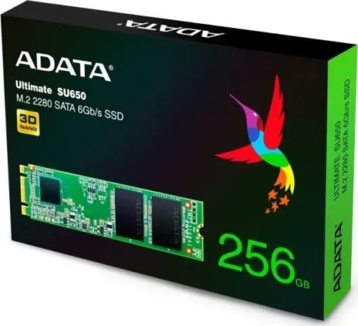 Adata Drive SSD Ultimate SU650 256GB M.2 TLC 3D 2280 SATA - Image 3