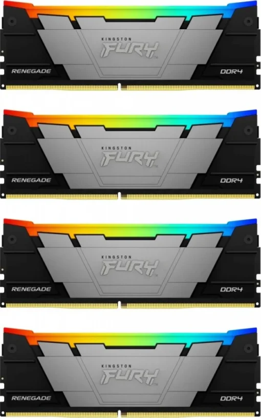 Kingston памет DDR4 Fury Renegade RGB 128GB(4*32GB)/3200 CL16