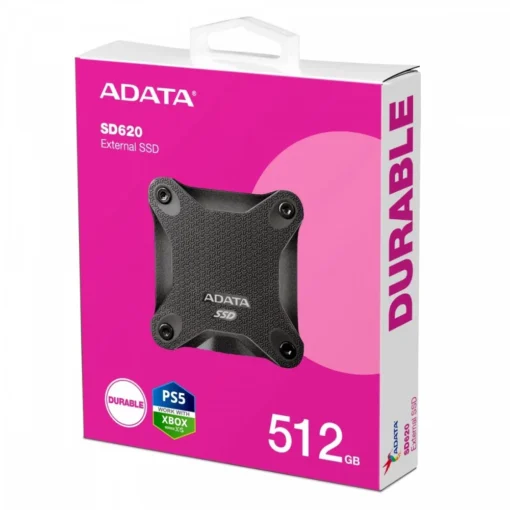 Adata външен SSD SD620 512G U3.2A 520/460 MB/s black - Image 2